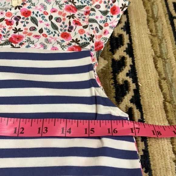 MATILDA JANE floral stripe trapeze top - Picture 9 of 10